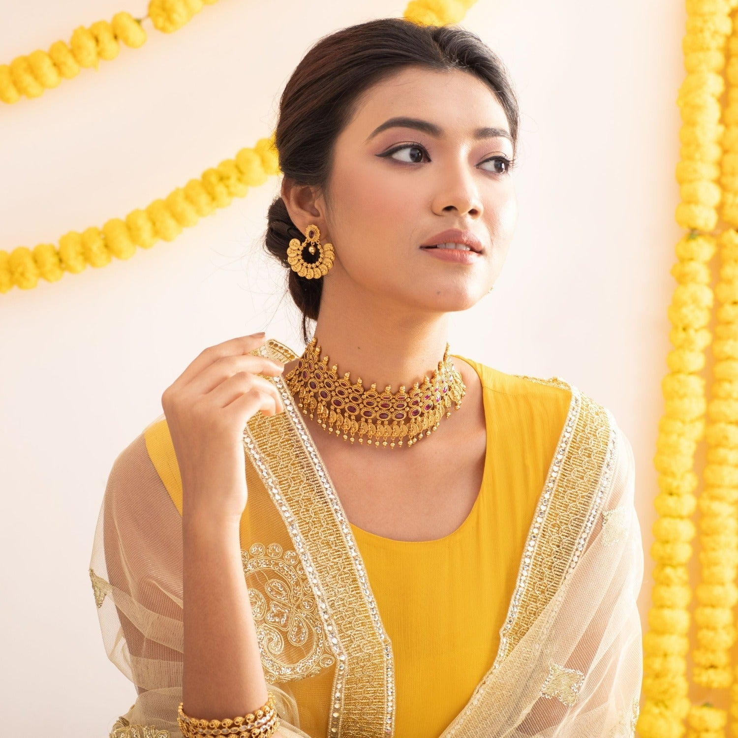 Classic Coin Antique Choker Set