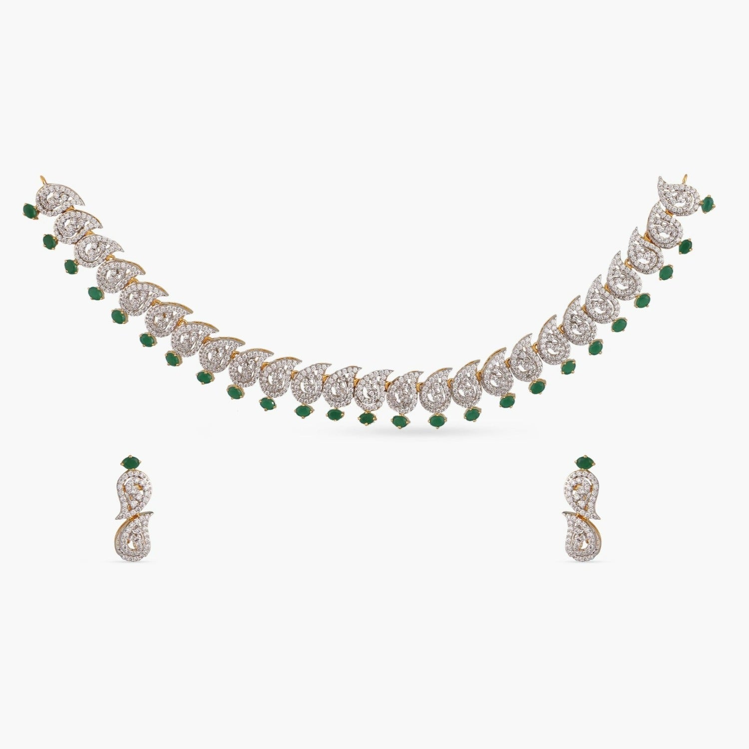 Blaze Delicate CZ Necklace Set