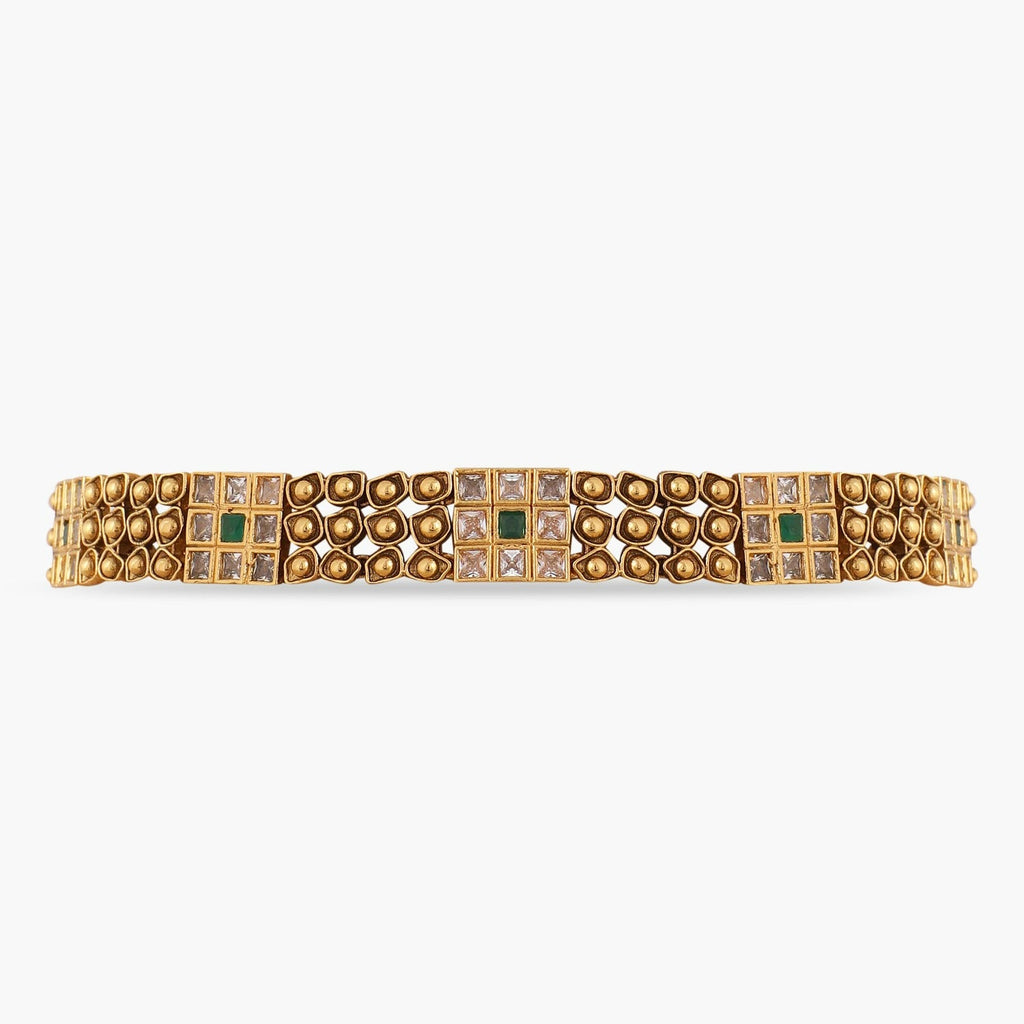 Abstract Square Antique Choker