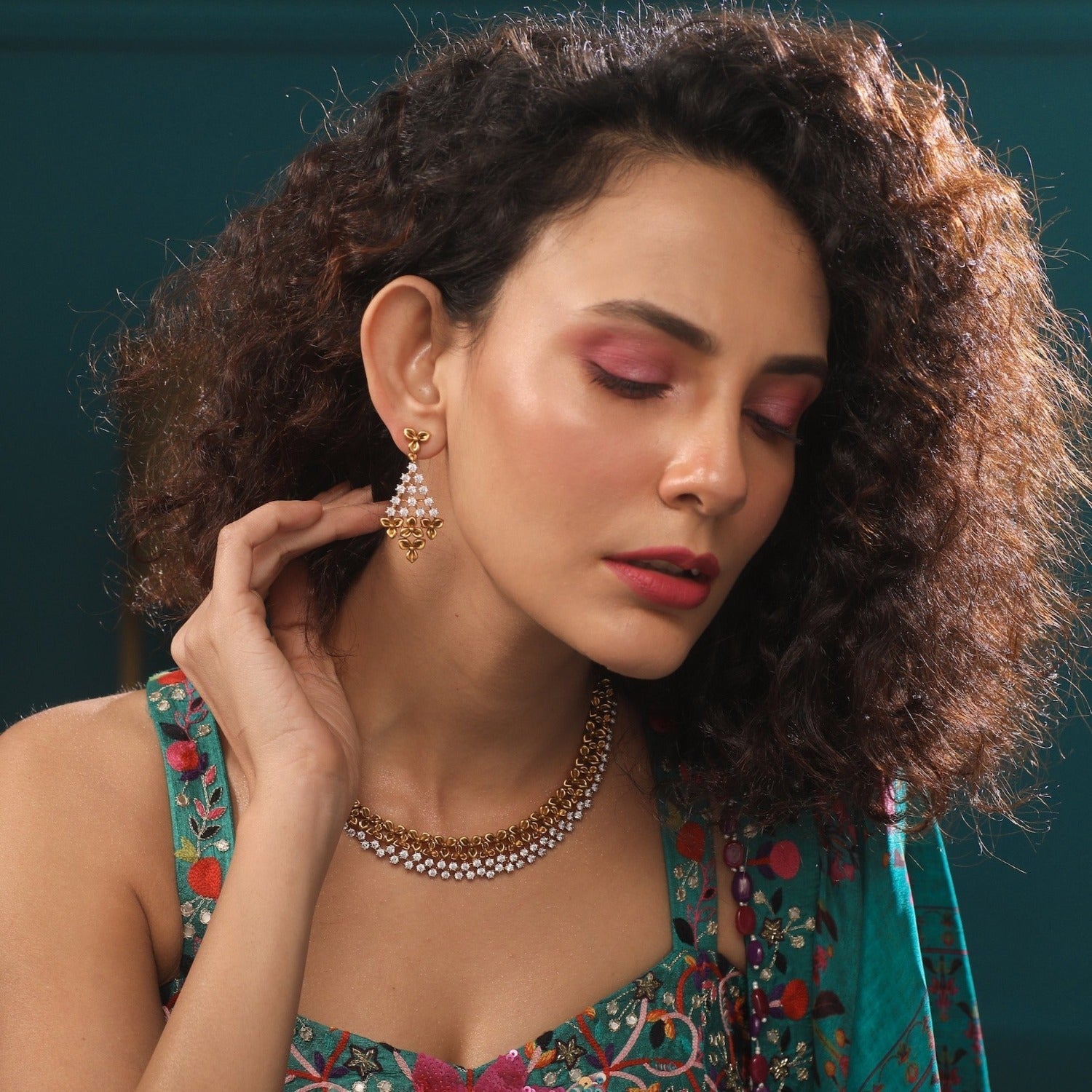 Aster Antique Necklace Set 